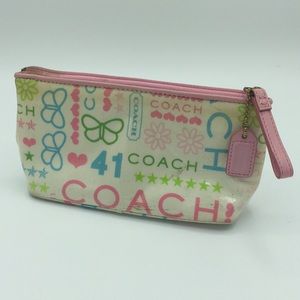 Authentic COACH Waterproof Case/Clutch Cosmetics
